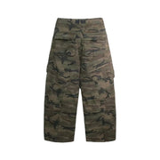 Distressed Camo Cargos