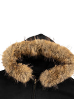 Load image into Gallery viewer, Faux Fur Zip Hoodie